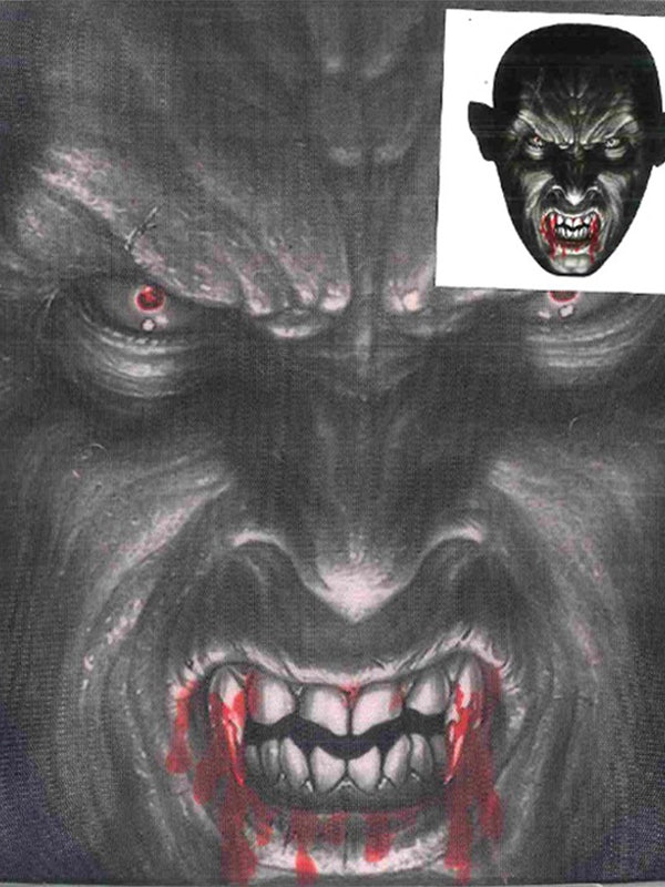 Halloween Mesh Mask Werewolf