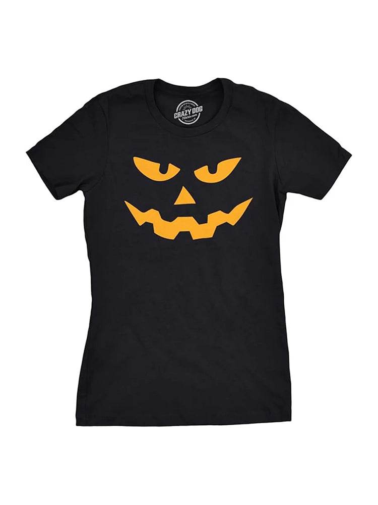 Halloween Pumpkin Style Men's Black T-Shirt - thefancydress.co.uk