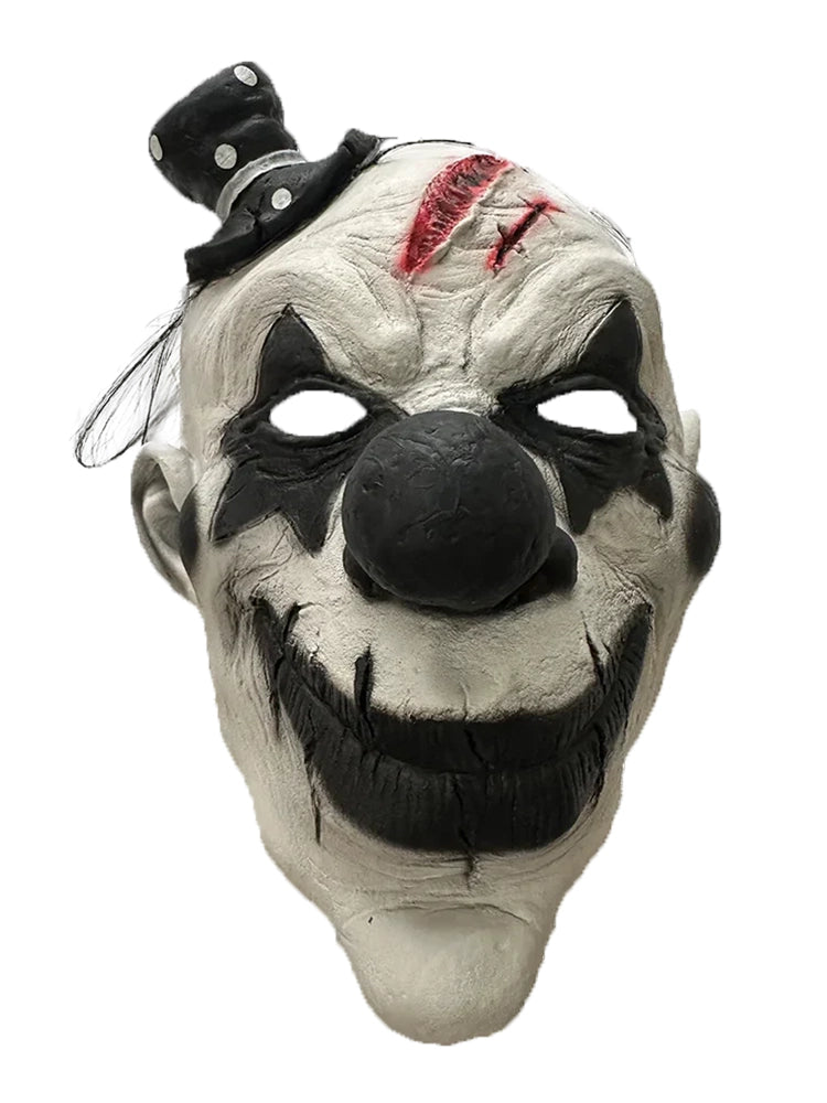 Halloween Scary Evil Joker Latex Full Head Clown Masks black