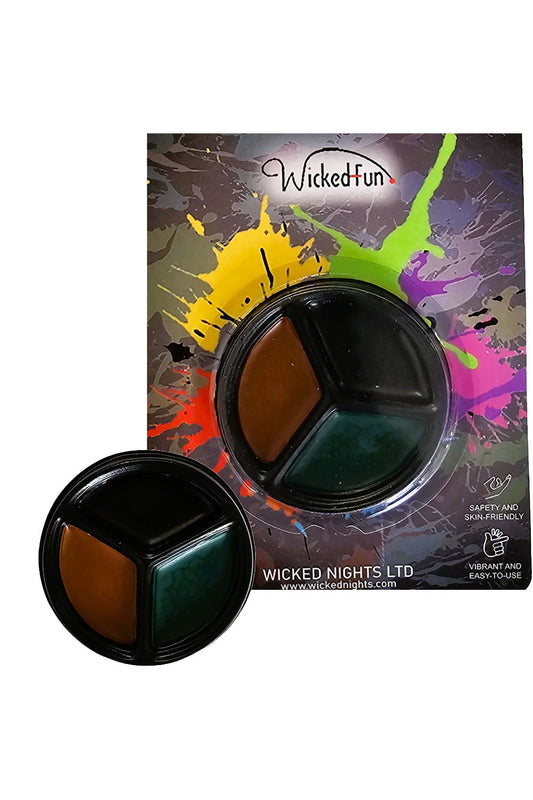 Halloween Clown Face & Body Makeup Paint Kit