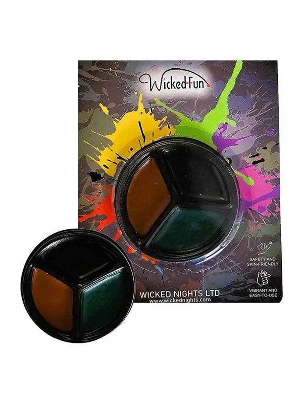 Halloween Clown Face & Body Makeup Paint Kit