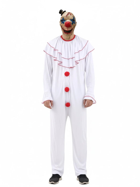 Halloween Killer Clown Mask & Costume