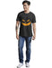 Halloween Pumpkin Style Men's Black T-Shirt