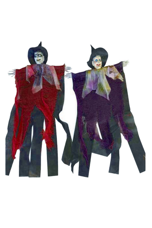Halloween Witch 2 Assorted 60cm Hangings