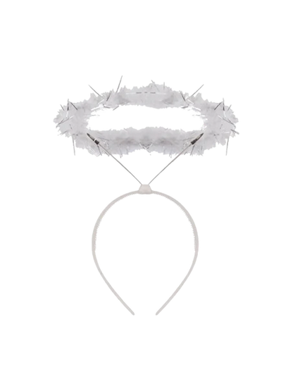 Halo Angel Headbands White