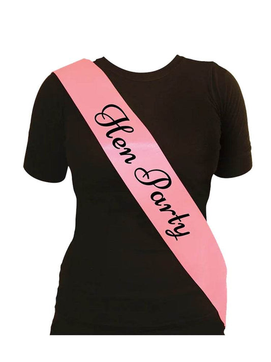 Hen Party Sash - thefancydress.co.uk