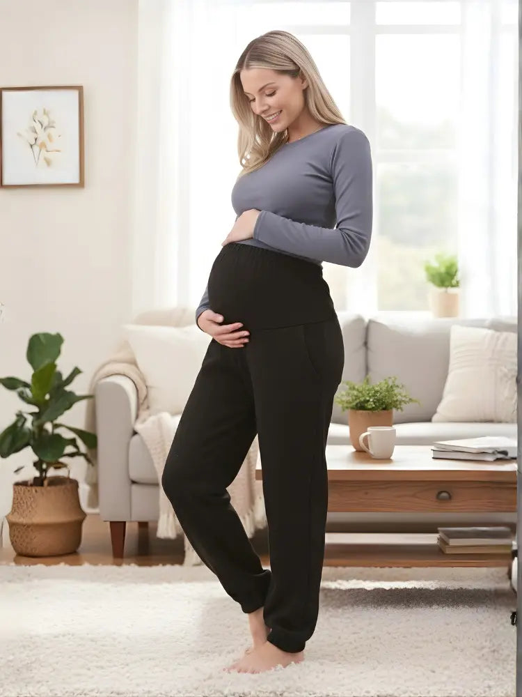 Ladies Maternity Fleece Joggers