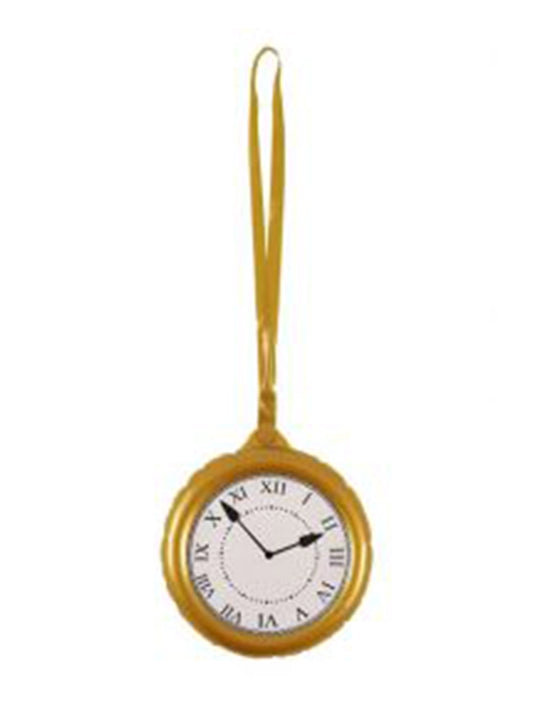 Inflatable Jumbo Clock with necklace 24.5cm
