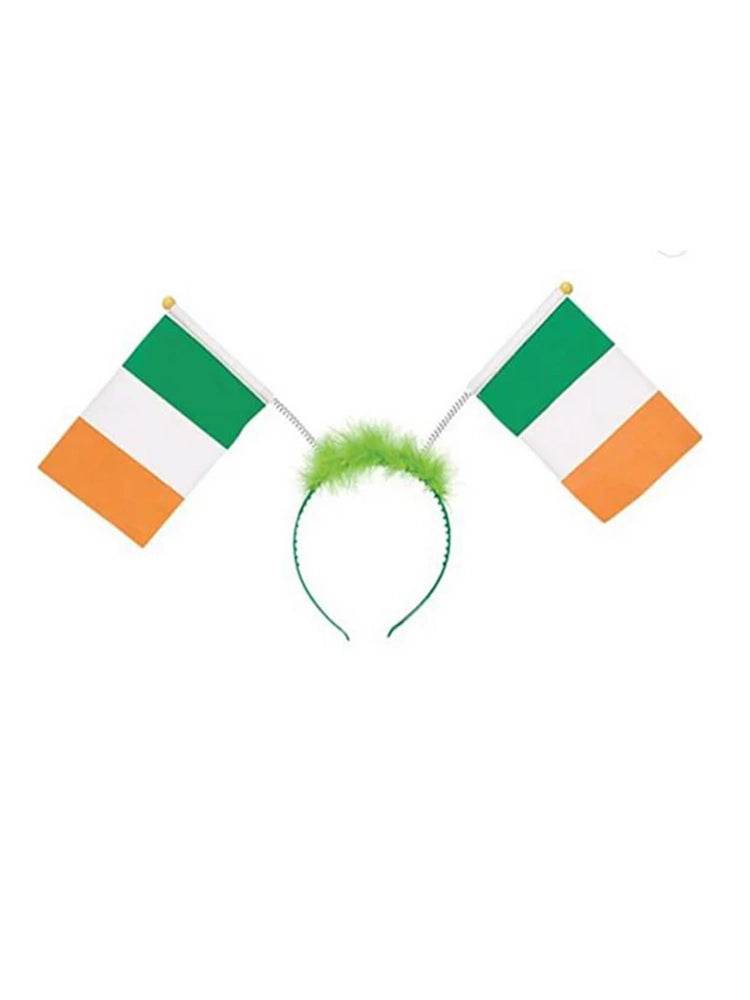 Ireland Flag Headband Boppers St Patricks Day Party - thefancydress.co.uk