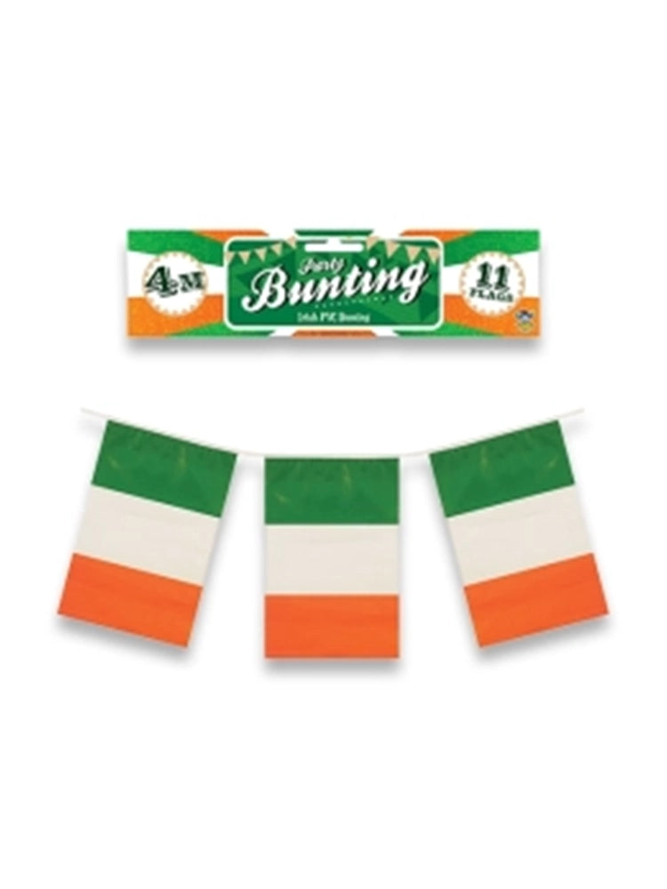 Irish Flag bunting 4m (11 Flags) St Patrick's Day