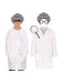 Kids 4Pcs Mad Scientist Costume Accessories Set