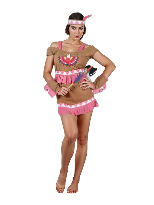 Ladies Dancing Squaw Costume Set