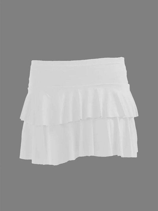 Ladies Rara Mini Short Skirt - thefancydress.co.uk