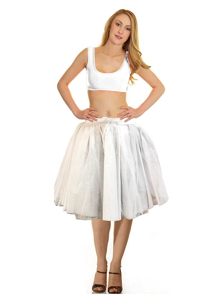 Ladies Satin Tutu Skirts - thefancydress.co.uk