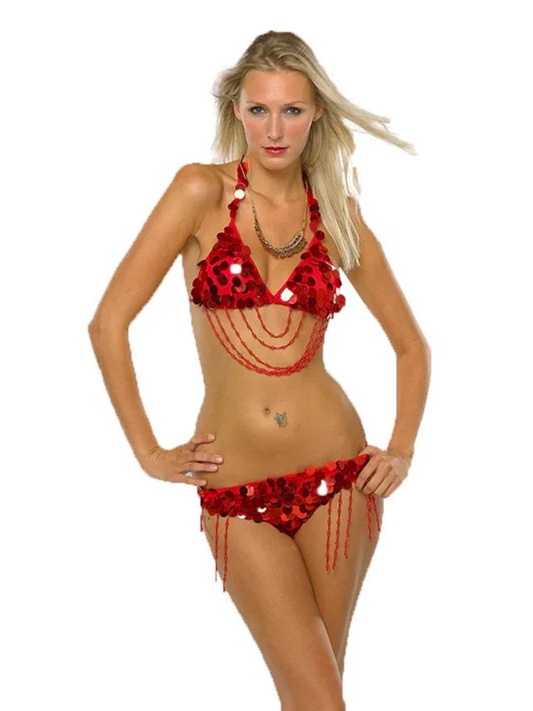 Ladies Vegas Showgirl Costume - thefancydress.co.uk