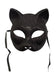 Ladies Animal Black Cat Style Glitter Face Wear Mask