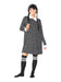 Ladies Gothic School Girls Pattern Swing Dress