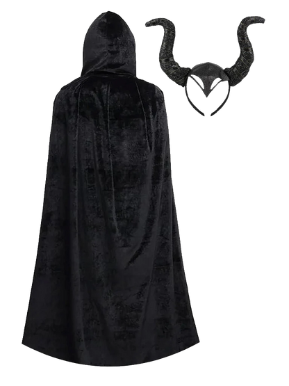 Evil Queen Horn And Cape Set