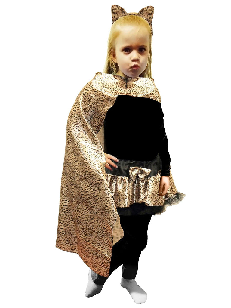 Children's Leopard Print Cape