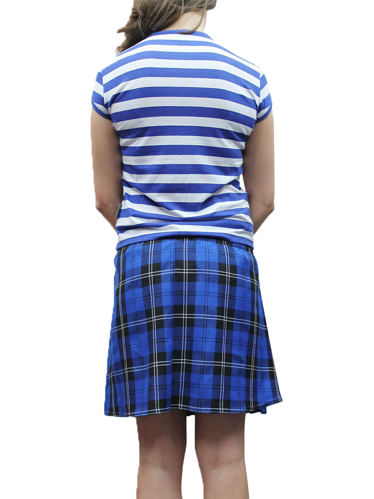 Crazy Chick Adult Pleated Elastic Tartan Skirt (16 Inches)