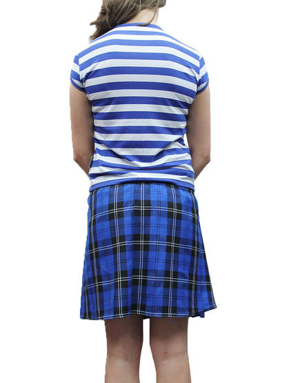 Crazy Chick Adult Pleated Elastic Tartan Skirt (16 Inches)