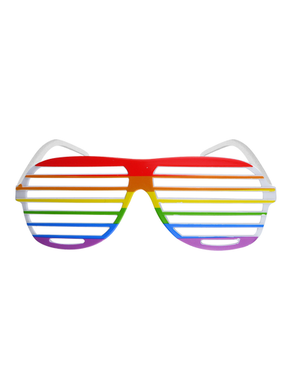 Unisex Festival Fashion Face Wear Rainbow Glasses