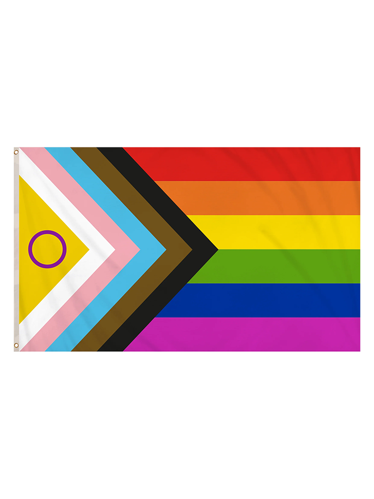 Intersex Progress Pride LGBTQ+ Flag (5ft X 3ft)