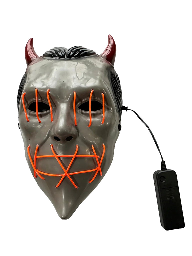 Devil Horn Light Up Mask