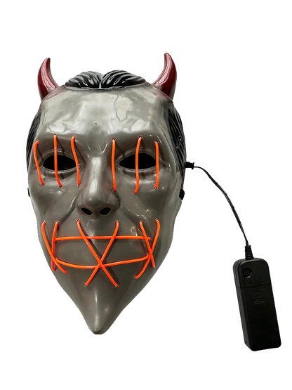 Devil Horn Light Up Mask