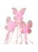 Pink Butterfly Wand