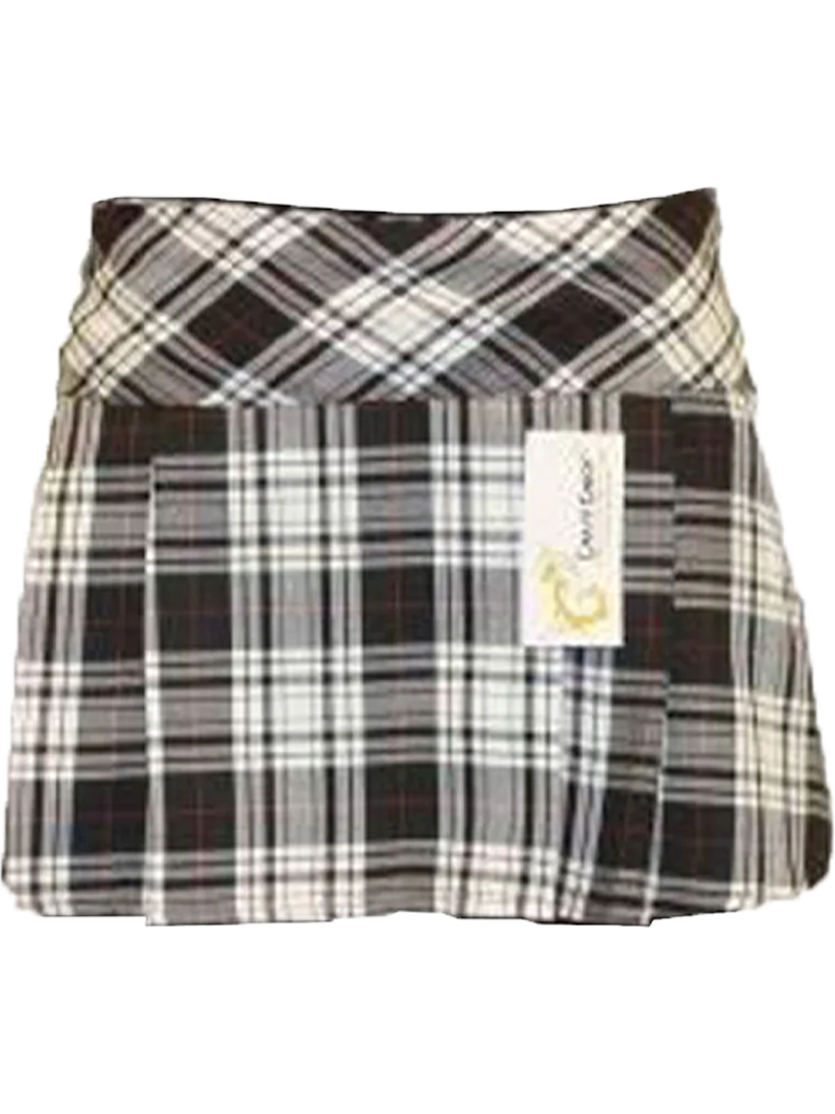 Adult Box Pleated Tartan Skirt (14 Inches)