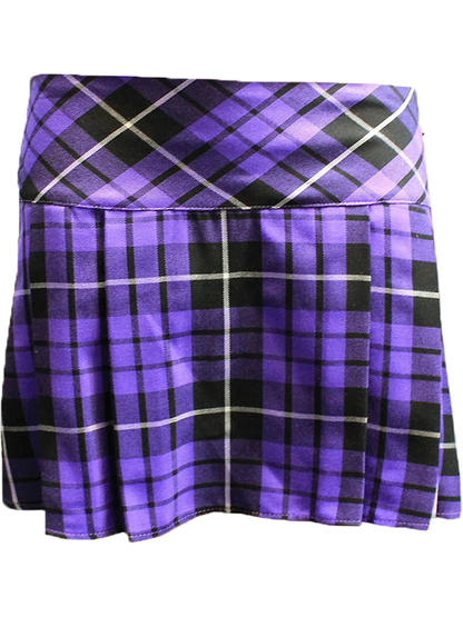 Adult Box Pleated Tartan Skirt (14 Inches)