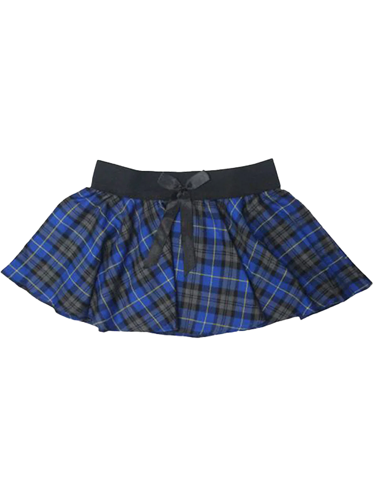 Crazy Chick Girls Bow Tartan Skirt