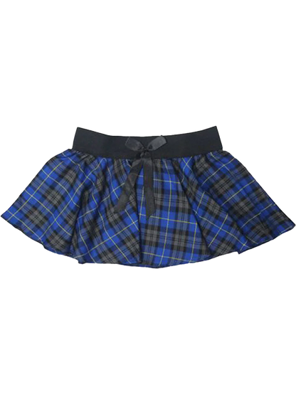 Crazy Chick Girls Bow Tartan Skirt