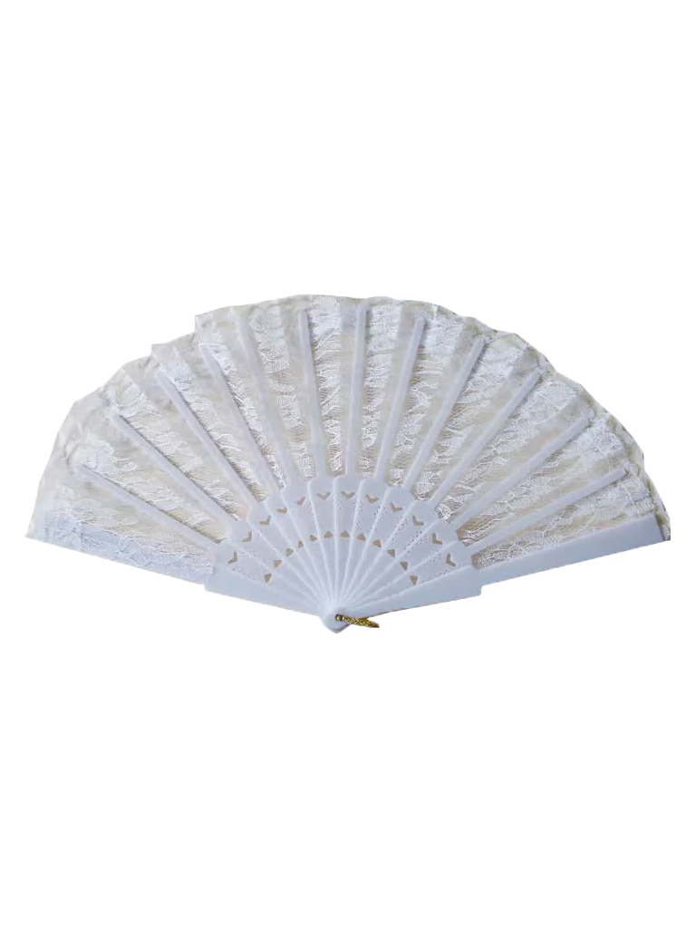 The Fancy Dress Festival Feather Fans white