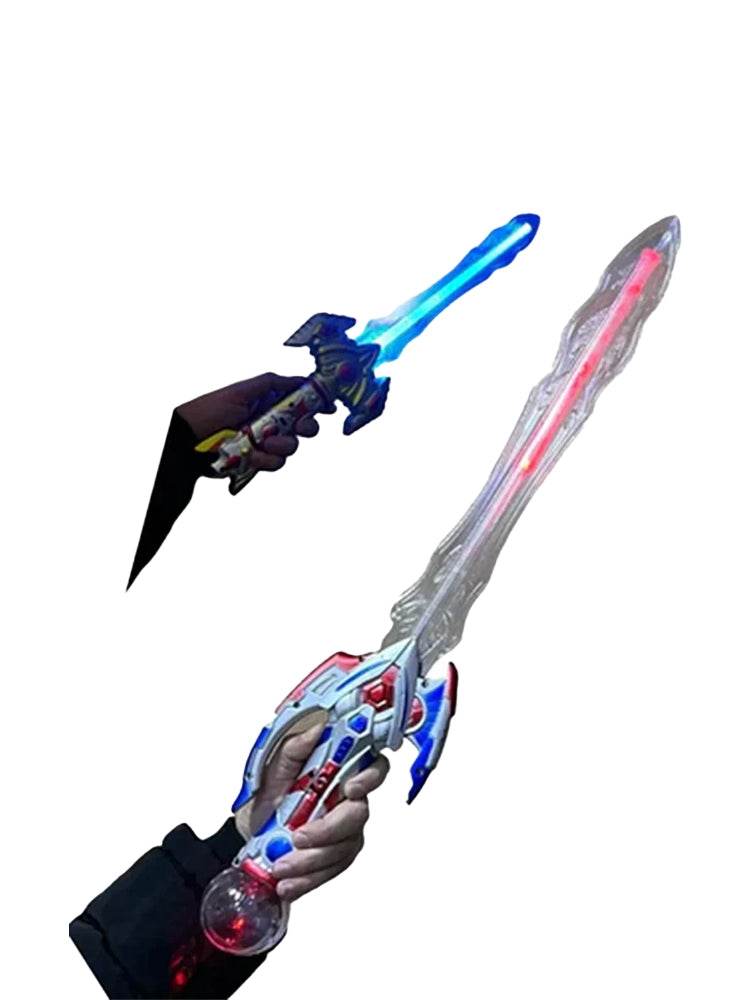 Light Up Sword Transparent - thefancydress.co.uk