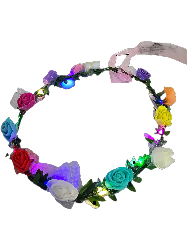 Light Up Flower Head Band