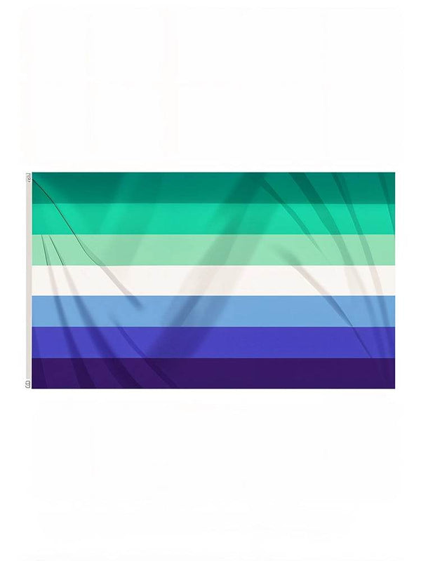 MLM Pride LGBT Rainbow Flag (5ft X 3ft) - thefancydress.co.uk