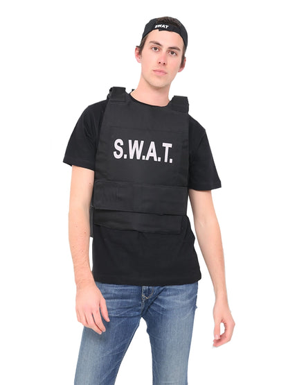Men SWAT Vest And Hat Set