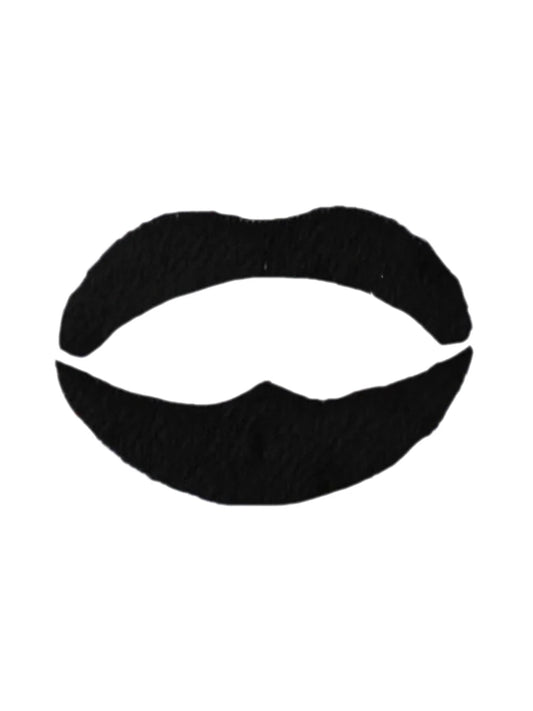 Men's 2 PCS Self-Adhesive Style Beard and Mustache Set
