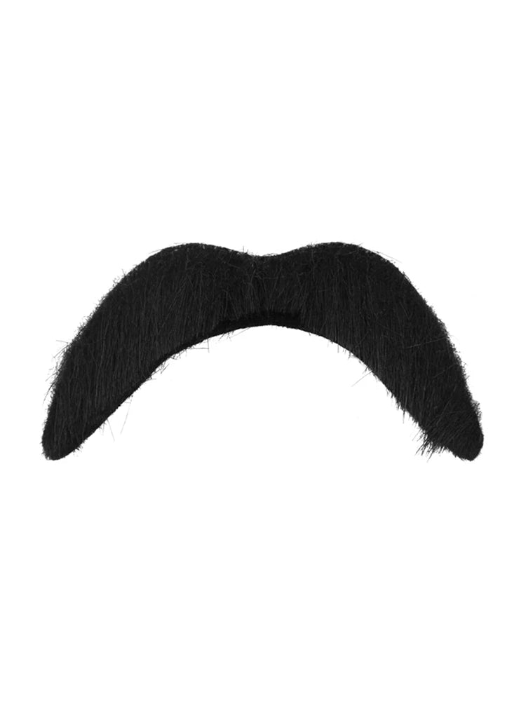 Men's Black 80s Biker Mexican Tash Moustache