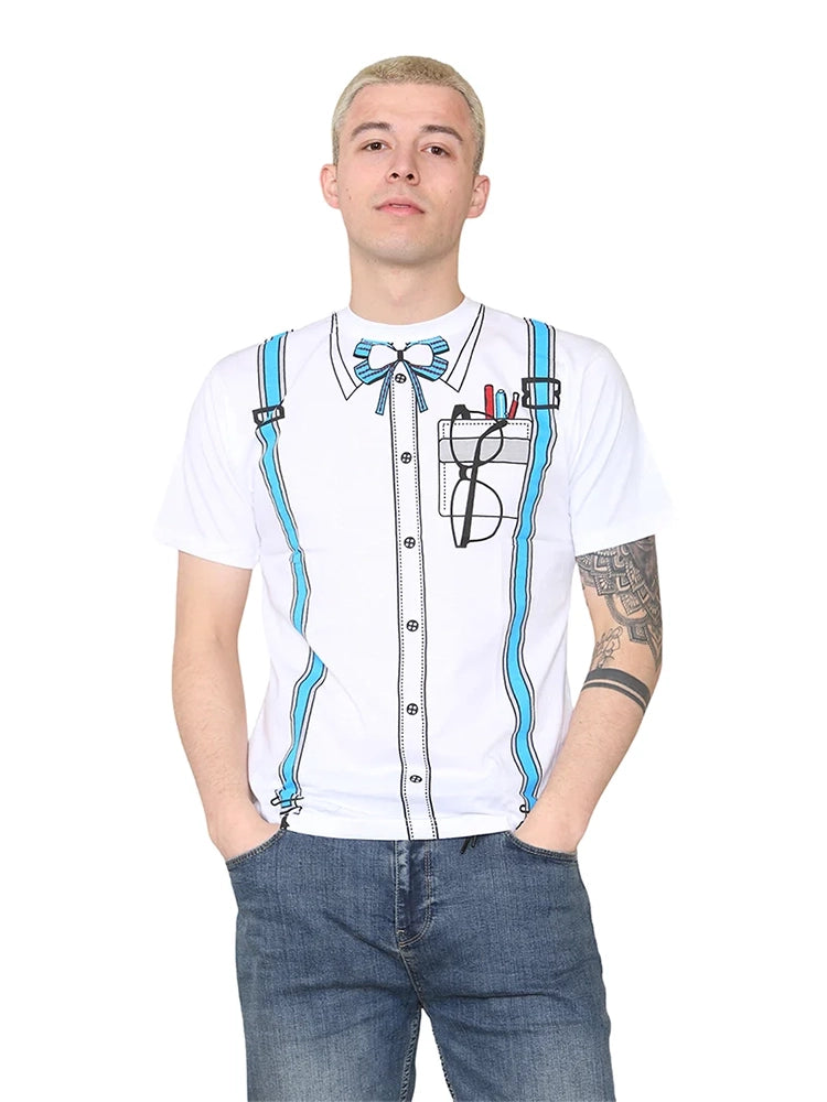Men's Nerd Printed T-Shirt
