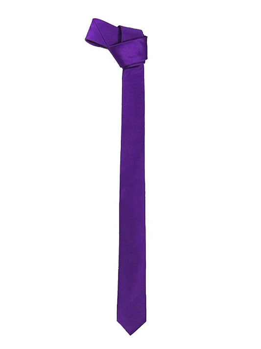 Men's Satin Plain Neck Ties - thefancydress.co.uk