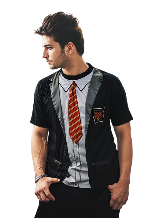 Men's School Boy Printed T-Shirt