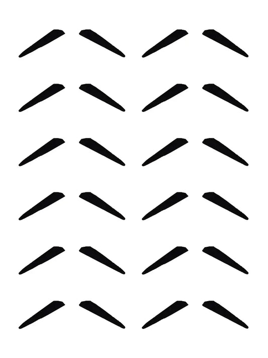 Men's Self-Adhesive Fake Pencil Mustache pack of 12