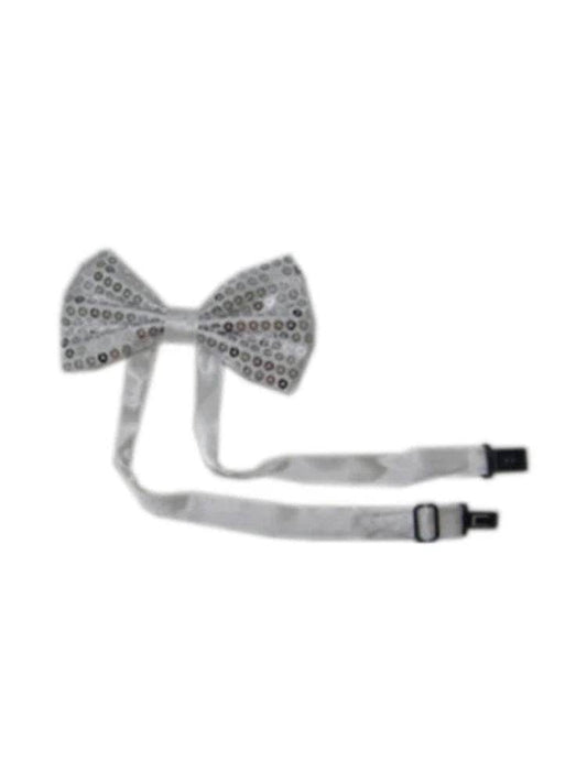 Men's Sequin Wedding Festive Party Accessories Bow Tie -Adjustable Length Bowtie - thefancydress.co.uk