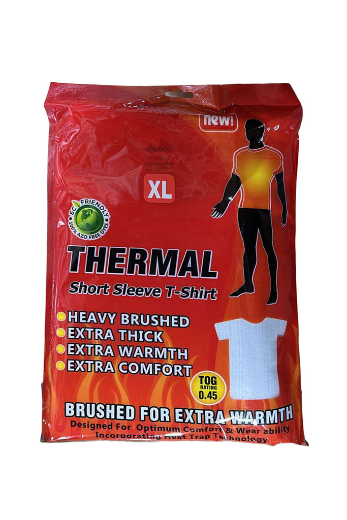 Men's Short Sleeve Thermal T-Shirt - 0.45 Tog Heat Control