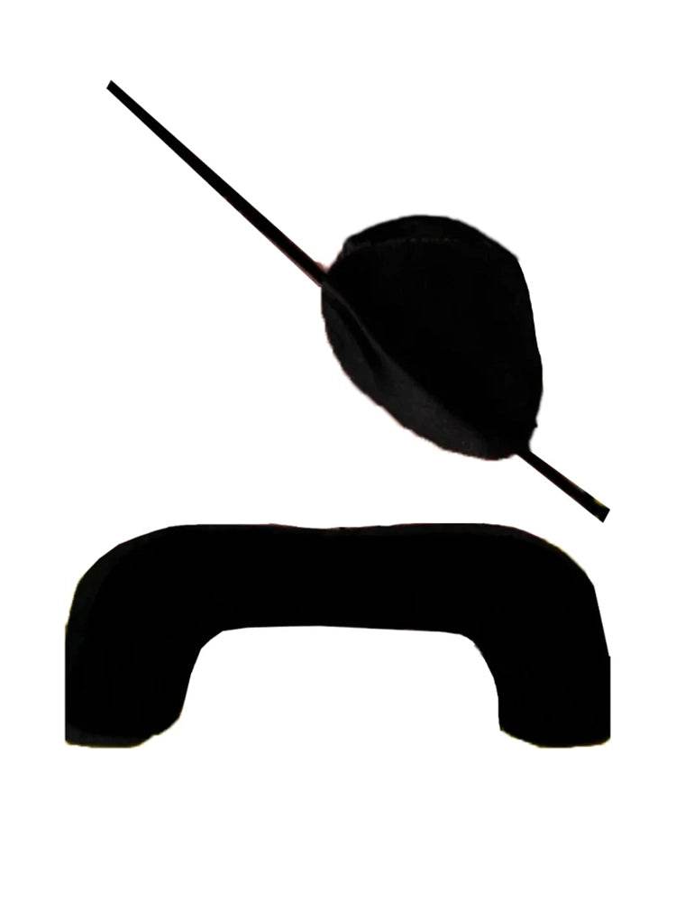 Men's 2PCs Mustache & Eyepatch Set - thefancydress.co.uk