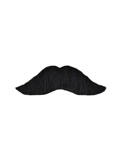 Men's Old Style Humo'Stache Black Mustache - thefancydress.co.uk