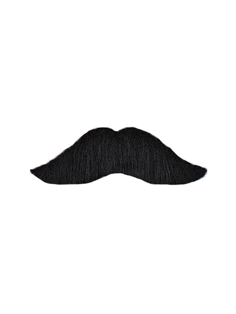 Men's Old Style Humo'Stache Black Mustache - thefancydress.co.uk